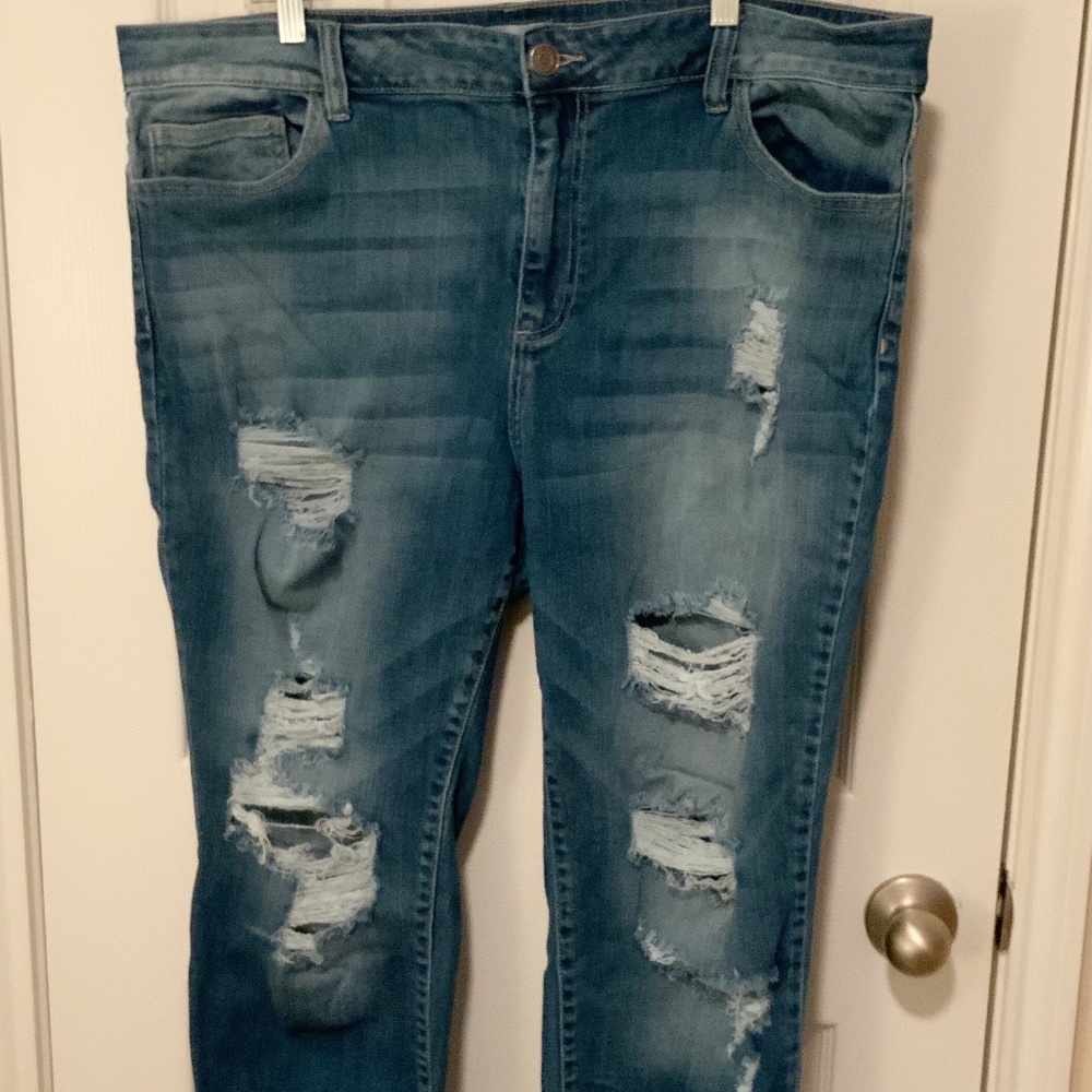 Size 22 Ms. Cello Distressed Jeans